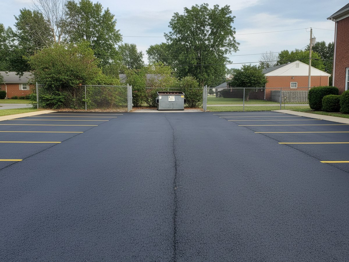 Asphalt Resurfacing completed by Horizon Asphalt Solutions in Jersey City, NY