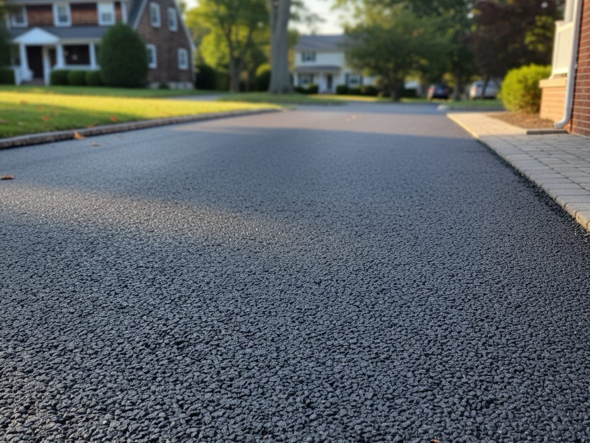 Asphalt Curbing completed by Horizon Asphalt Solutions in Elizabeth, NY