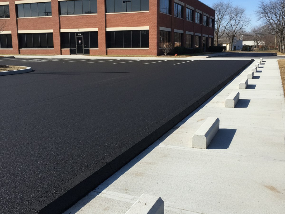 Line Striping completed by Horizon Asphalt Solutions in New Rochelle, NY